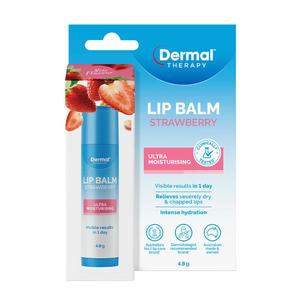 Dermal Therapy: Dermal Therapy Lip Balm Strawberry Stick 4.8g