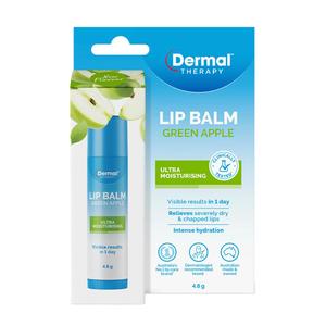Dermal Therapy: Dermal Therapy Lip Balm Green Apple Stick 4.8g