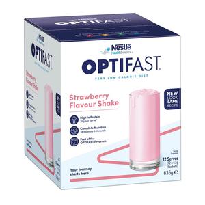 Optifast VLCD Shake Sachets Strawberry 12pk