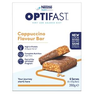 Optifast VLCD Bars Cappuccino 65g 6pk
