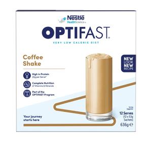 Weight Management Supplements: Optifast VLCD Shake Sachets Coffee 12pk