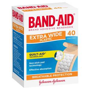 Band-Aid Plastic Strip Extra Wide 40pk