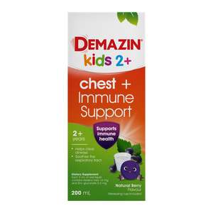 Demazin Kids 2+ Chest + Immune Support 200ml