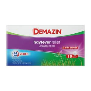 Demazin: Demazin HAYFEVER RELIEF TABS 10s