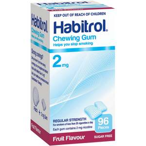 Habitrol Gum Fruit 2mg 96pk