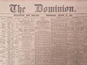 OLD NEWSPAPER: The Dominion, Wellington - Wednesday, 18 March 1908
