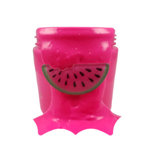 Watermelon Slice Fluffy Slime