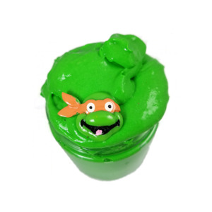 Fluffy Slime: Turtle Power Sewer Slime – Orange
