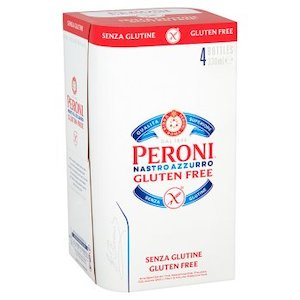 Peroni Nastro Azzurro Gluten Free 330ml - 4 Pack
