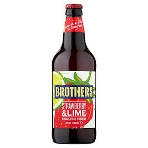 Brothers: Brothers Strawberry & Lime English Cider 500ml