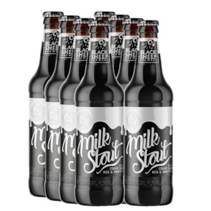 Stout: Black Sheep Milk Stout 500ml - 8 Pack