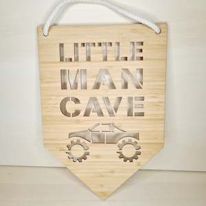 Products: Little Man Cave Sign - READY TO SEND