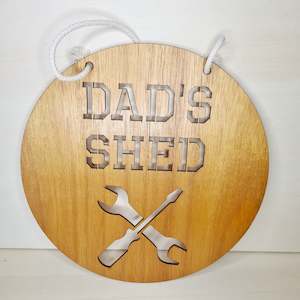 Products: Dad's Shed Sign - SECONDS