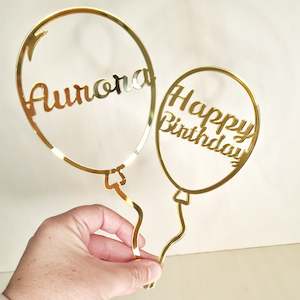 cake topper: Balloon Cake Topper
