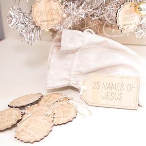 Christmas Collection: Names of Jesus Decorations - Small