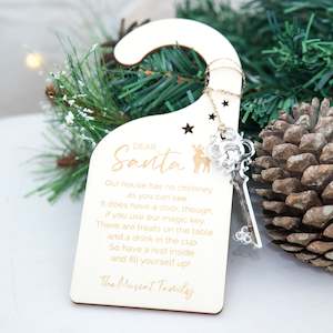 Christmas Collection: Santa Key - Door Hanger