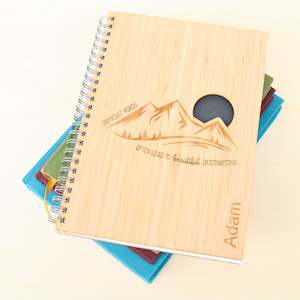 Events And Celebrations: Personalised Notebook - Mountains