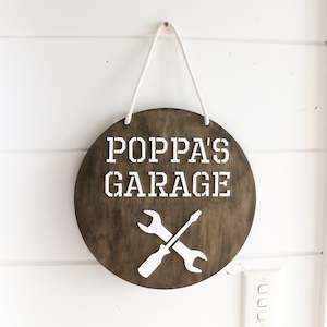 Home Decor: 3D Garage Sign