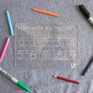 Kids: Wipe Clean Numbers Board