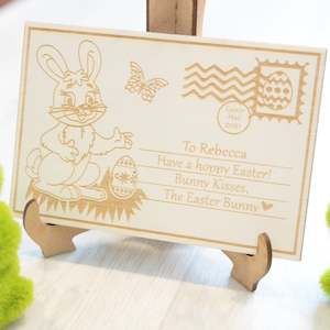 Easter: Personalised Easter Postcard