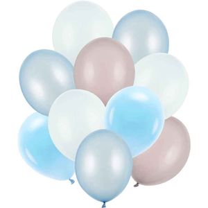 Balloon Bouquet (10) - Blue theme