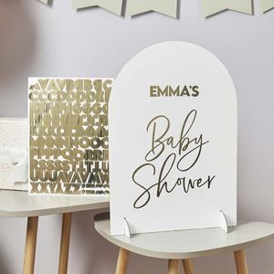 Baby Shower Decor: Baby Shower Sign - Customisable