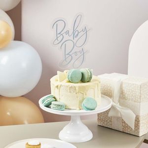 Baby Boy Cake Topper - Blue