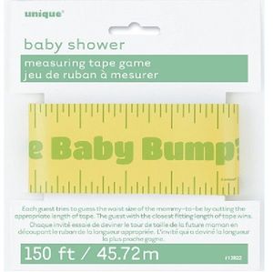 Baby Shower Games: Mum to Be Measure Tape Game