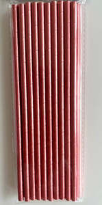 Paper Straws - Rose Gold (20)