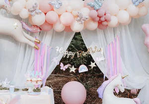 1st Birthdays: Unicorn Birthday Banner