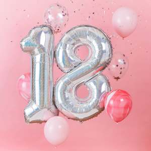 18th Birthdays Celebrate With A Bang: 18th Birthday Balloon Bundle