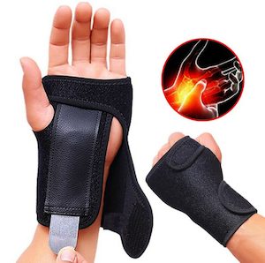 Beauty Collection: Adjustable Wrist Brace- Wrist Support Straps Wraps - Left Hand