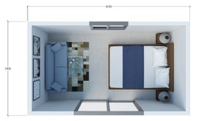 Products: Small Sleepout to rent 4.1m x 2.4m From per week