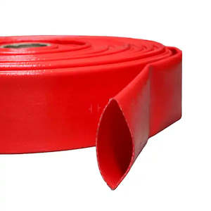Products: Red PVC Layflat Hose - CLEARANCE