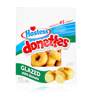 Hostess Donettes Glazed Mini Donuts 298g