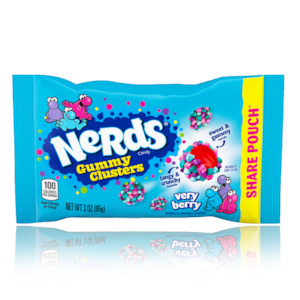 Nerds: Nerds Gummy Clusters Very Berry Bag 85g