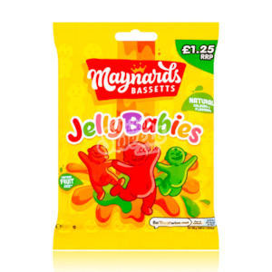 Fruit Roll Ups: Maynards Bassetts Jelly Babies 130g (UK Made) Best Before: 08/2024