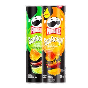 Chips: Pringles Assorted American Flavour 158g