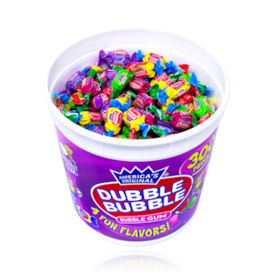 American Gum: Dubble Bubble Assorted 4-Flavor 300 Pieces
