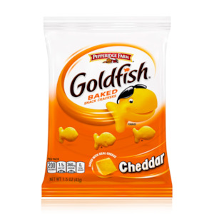 Goldfish Cheez Its: Goldfish Cheddar 43g