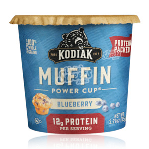 Dated Damage 2: Kodiak Cakes Minute MUFFIN Power Cup Blueberry 65g (Best Before: 08/2024)