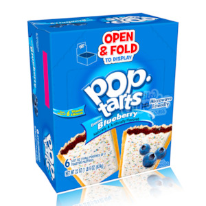 Dated New: Poptarts Frosted Blueberry 6 Pack