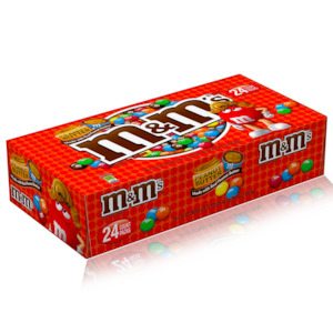 Party Bulk Supplies: M&M's Peanut Butter Pouches 24 x 46g