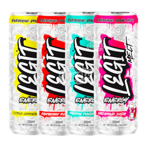 New Drinks: Legit Melt Energy 355ml Can Assorted Flavours