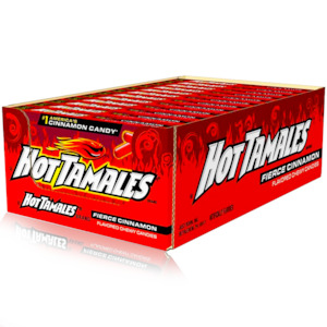 Party Bulk Supplies: Hot Tamales Fierce Cinnamon Theatre Boxes 12 Pack Box
