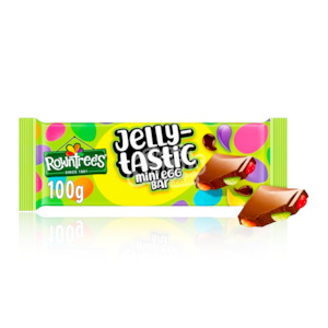 Easter 2: Rowntrees Jelly-Tastic Mini Egg Chocolate Bar 100g (UK MADE)
