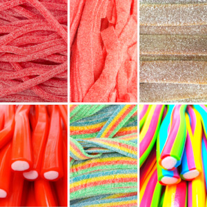 Gummy: Gummy Sticks & Belts Range 100g