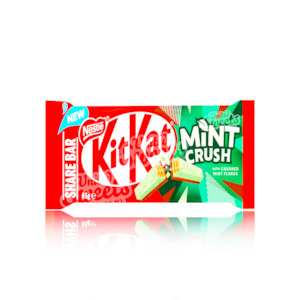 Front: Kitkat Mint Crush 65g (Made in Australia)