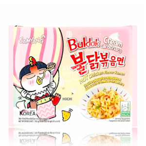 Buldak (Samyang) Ramen Noodles Hot Chicken CREAM Carbonara 140g