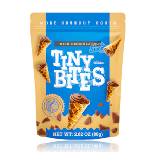 Sale: Tiny Bites Milk Chocolate Waffle Cones Peg Bag 80g
